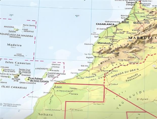 Figura 1. La Berbería atlántica.
