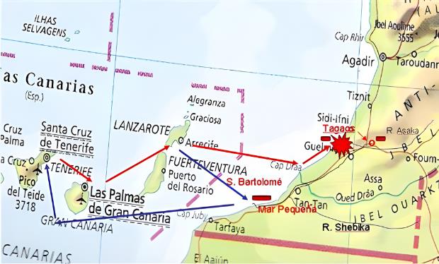 Figura 10. La expedición a San Miguel de Saca