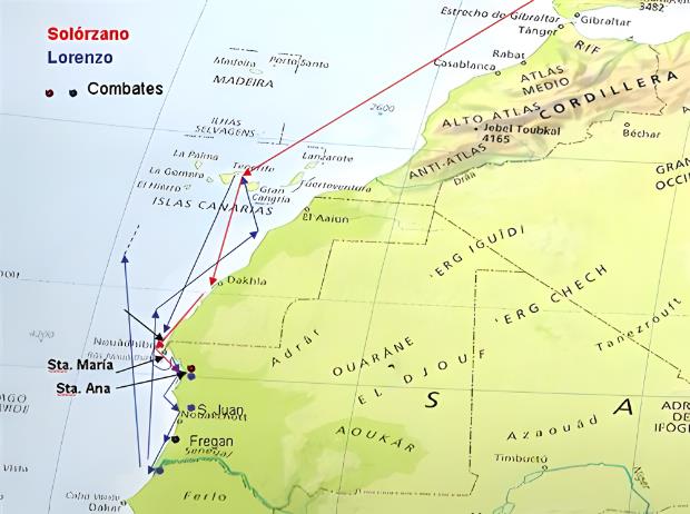 Figura 11. La expedición al Senegal (1555).