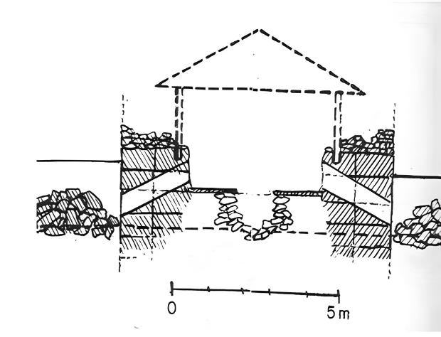 Figura 22. Planta superior y templete.