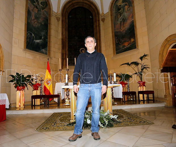 Alonso Villar, historiador que investiga la Capilla de la Virgen de Loreto.