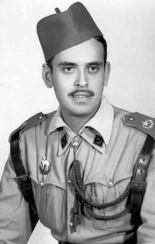 Manolo Jorques Ortiz, cabo del Grupo de Policía de Ifni en 1961.
