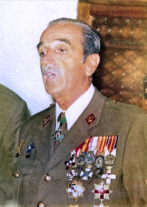 Coronel de Infantería, Melquiades Rico Eguibar. (Foto: Ana Rico Castro)