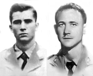 Pedro González Jordán y Francisco Mestre Monteagudo, caidos paracaidistas durante la operación Gento.