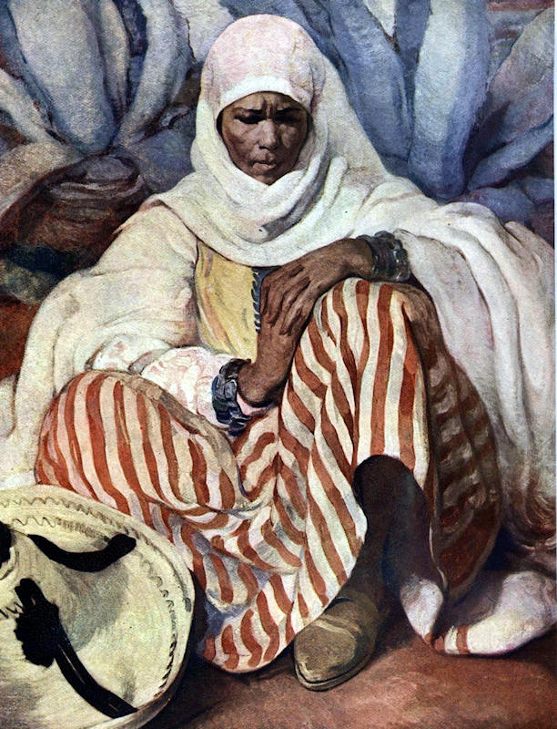 Quietud, óleo de Rafael Pellicer (Medalla de Honor en la II Exposición de Pintores de África 1952)