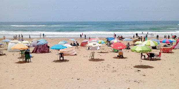La playa de Sidi Ifni, etiquetada con bandera azul por tercer año consecutivo (Foto: JM)
