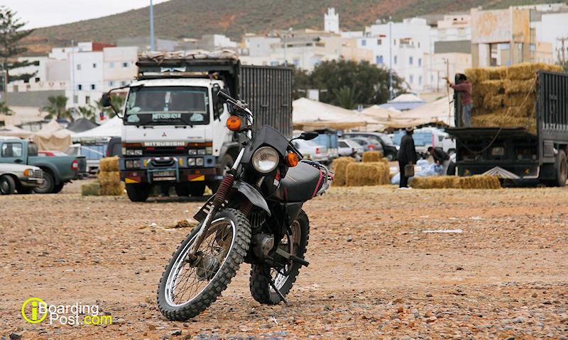 Moto en Sidi Ifni.