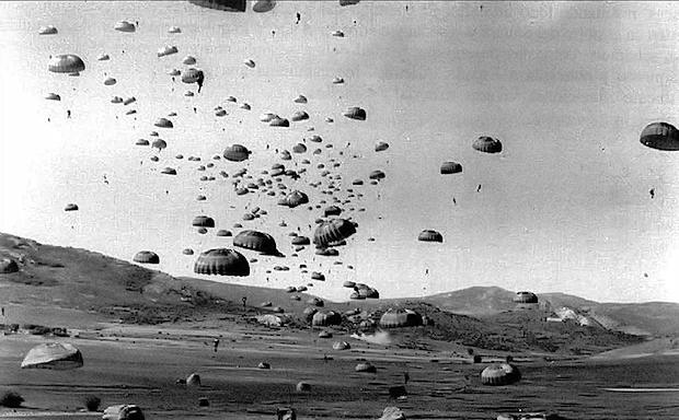 Primer salto de guerra de la Brigada efectuado sobre Tiliuín, durante la operación Pañuelo.