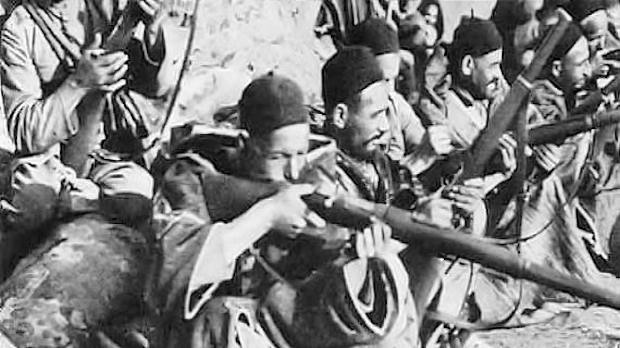 Combatientes de la resistencia marroquí durante el período colonial (Foto: DR)