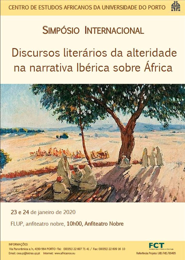 Simpósio Internacional: discursos literarios da alteridade na narrativa ibérica sobre África