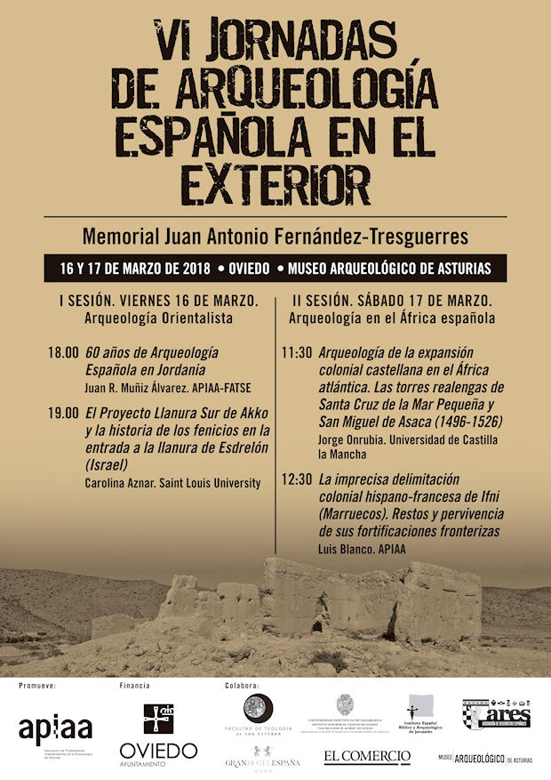 APIAA. VI Jornadas de Arqueología Española en el Exterior