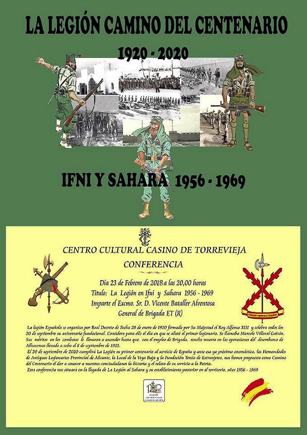 Conferencia: 'La Legión en Ifni-Sahara 1956-1969'