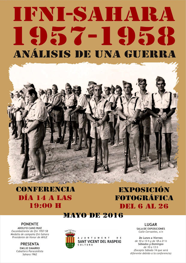 Crtel Exposición Fotográfica y Conferencia de Adolfo Cano en San Vicente del Raspeig.