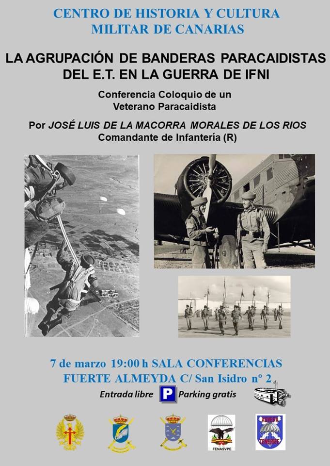 Crtel Conferencia La Agrupación de Banderas Paracaidistas del E.T. en la Guerra de Ifni