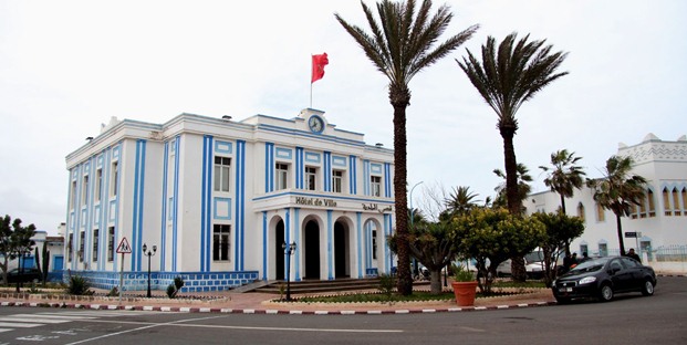 Sede del Ayuntamiento de Sidi Ifni, edificio histórico de la época colonial.