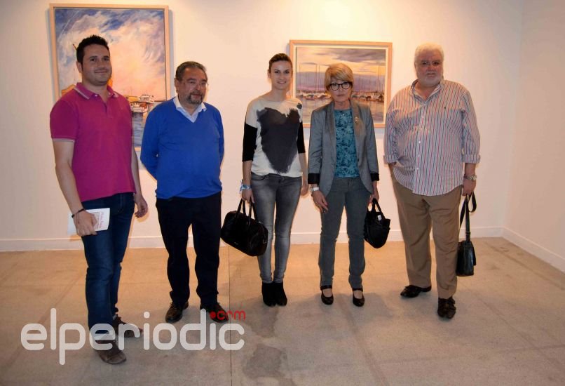 Cultura inaugura en la Mercé la exposición de pinturas de Molina Nogales.