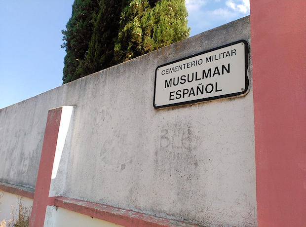 Cementerio militar musulmán en Griñón, al sur de Madrid. (Foto: M.R)