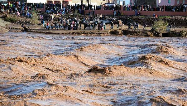 Inundaciones en Marruecos. AFP 