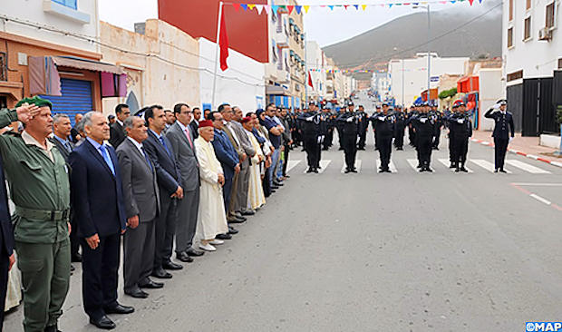 Celebración en Sidi Ifni del 63 aniversario de la creación de la DGSN.