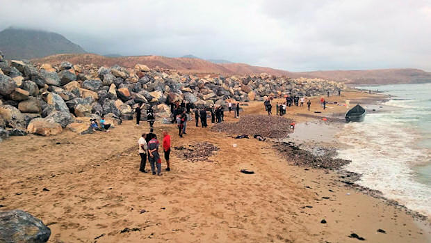 La Playa del puerto de Sidi Ifni (Foto: Le360.ma)