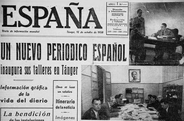 Diario 'España', Tánger 1938.