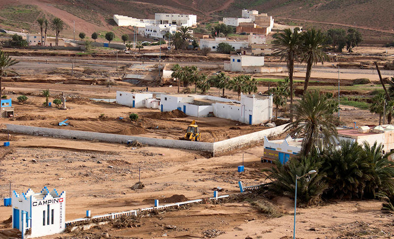 Los habitantes denuncian construcciones anárquicas sobre una zona inundable (Foto: Tarek Bouraque)