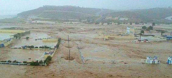 La riada del pasado 28 de noviembre en Sidi Ifni.