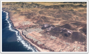 Vista aérea de Sidi Ifni.
