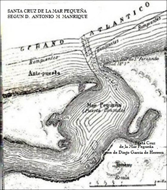 Santa Cruz de la Mar Pequeña según D. Antonio M. Manrique.