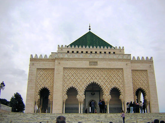 Mausoleo de Mohammed V en Rabat.