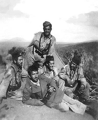 Tiradores de Ifni durante el conflicto. 