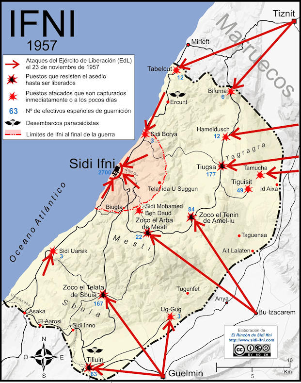 Ataques del EdL el 23 de noviembre de 1957.