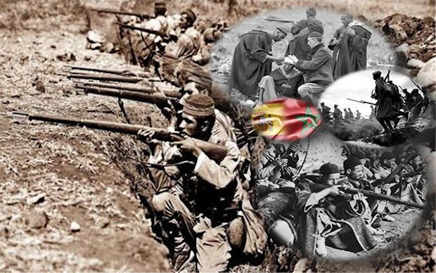 Combatientes españoles.