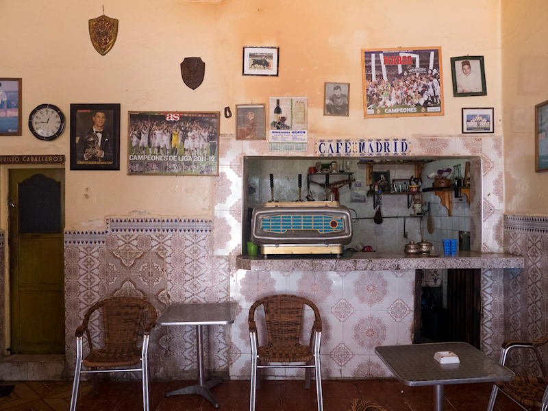 Café Madrid de Sidi Ifni (foto del autor)