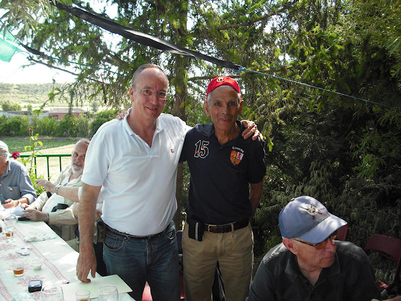 Asistentes al encuentro de veteranos de Ifni en Torres de Esgueva.
