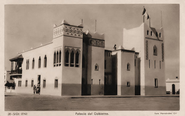 Palacio de Gobierno en Sidi-Ifni durante la época colonial. Fuente imagen