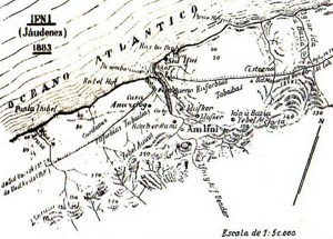Mapa de Jáudenes (1883)
