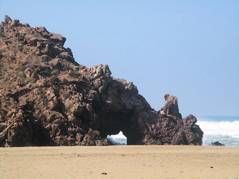 Playa de Sidi Mohammed en Mirleft 
