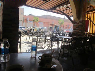 El 'Café Paris' en el Boulevard Hassan II de Esmara.