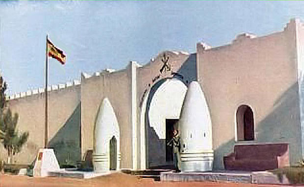 Cuartel de los Paracaidistas y Legionarios en Sidi Ifni (Foto Web)