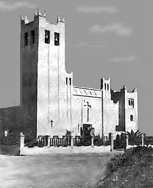 Iglesia de Sidi Ifni.