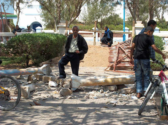 Plaza de España, Sidi Ifni. 28-3-2011.