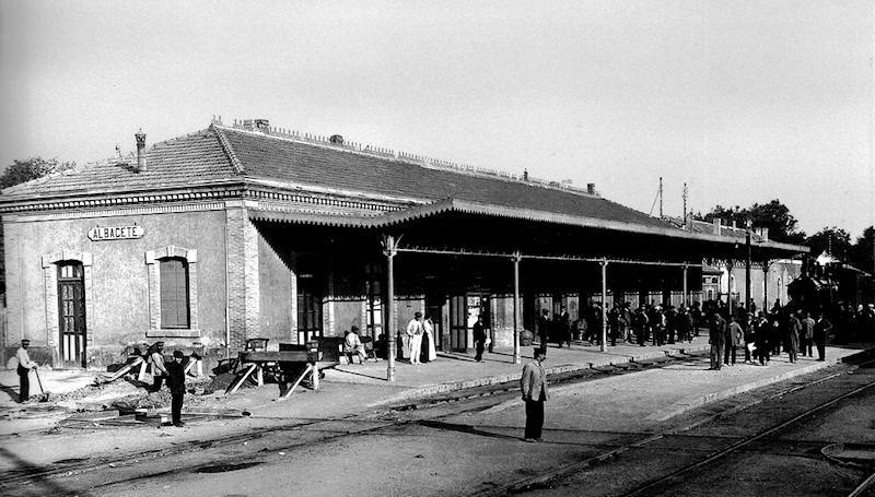 La antigua estación de tren de Albacete (Foto de Internet)