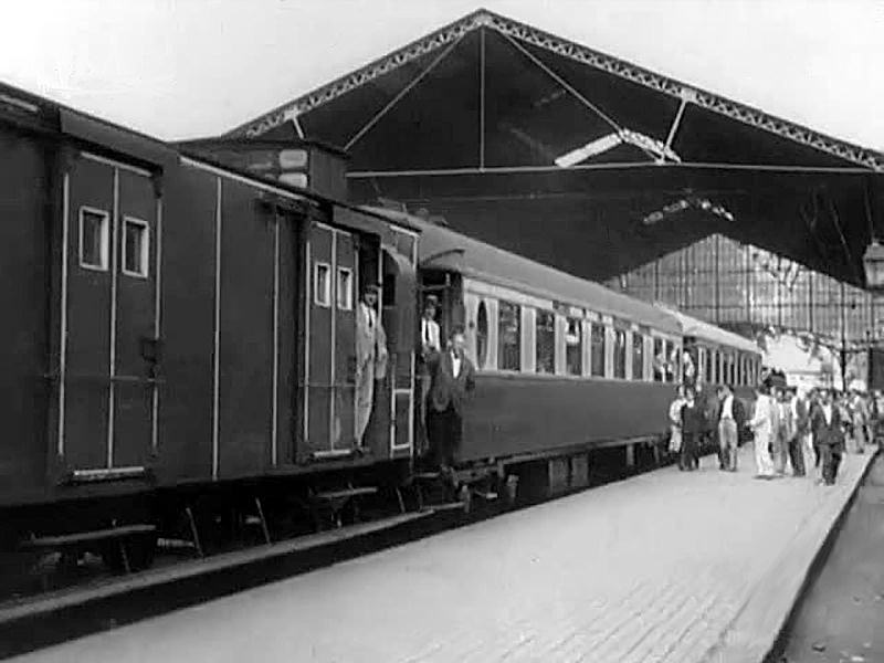 La estación de Córdoba de la que pasó de largo el tren militar (Foto de Internet)