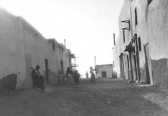 Callejuela del barrio musulmán de Sidi Ifni en los años 50 