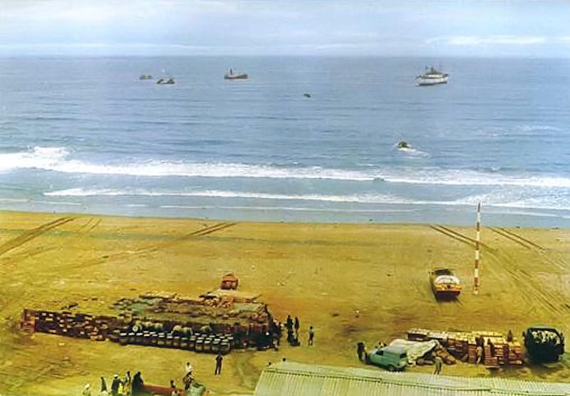 Playa de embarque de Sidi Ifni (Foto de Internet)