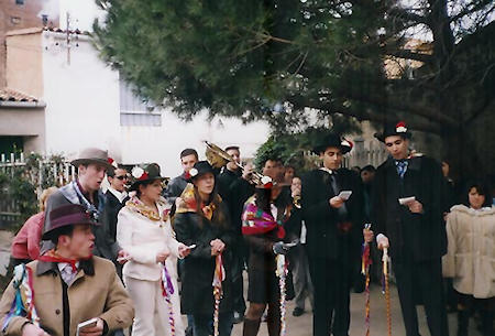 “Fiesta de Quintos” en un pueblo de la provincia de Zaragoza.